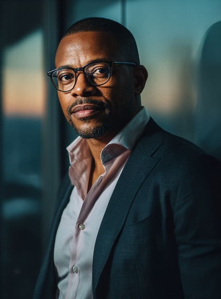 Confident professional man